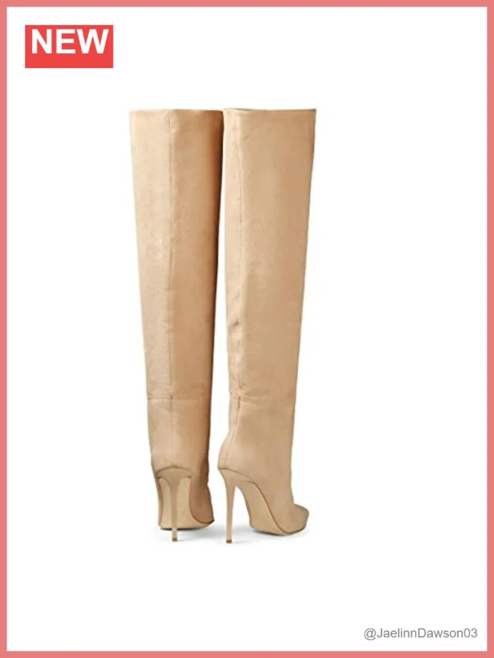 Suede Over-the-Knee Stiletto Heel Boot Pointed Toe Slip-On Winter Boot